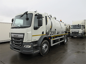 REF 14 - 2019 DAF Euro 6 2000 Gallon vacuum tanker for sale 